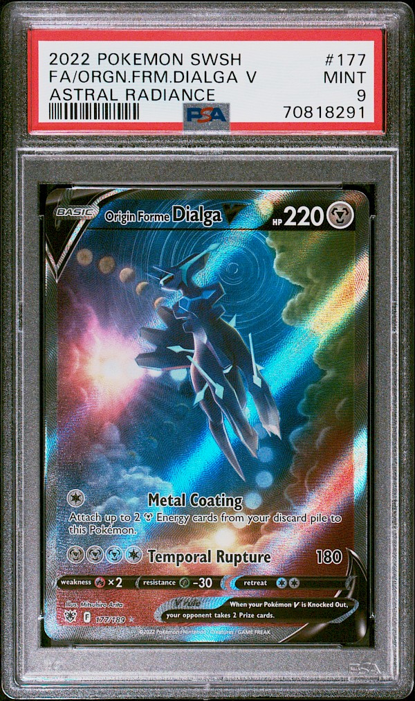 Origin Forme Dialga (PSA 9) - 177/189 (Astral Radiance)