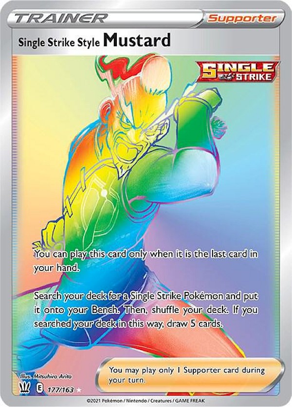 Single Strike Style Mustard (Secret) - 177/163 (Battle Styles)