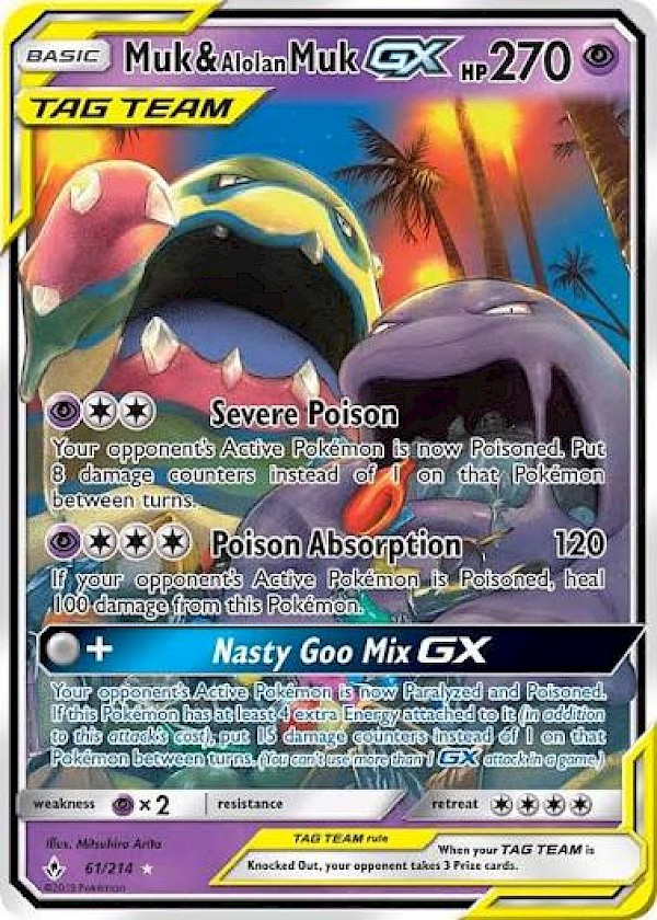 Muk & Alolan Muk GX - 61/214 (Unbroken Bonds)