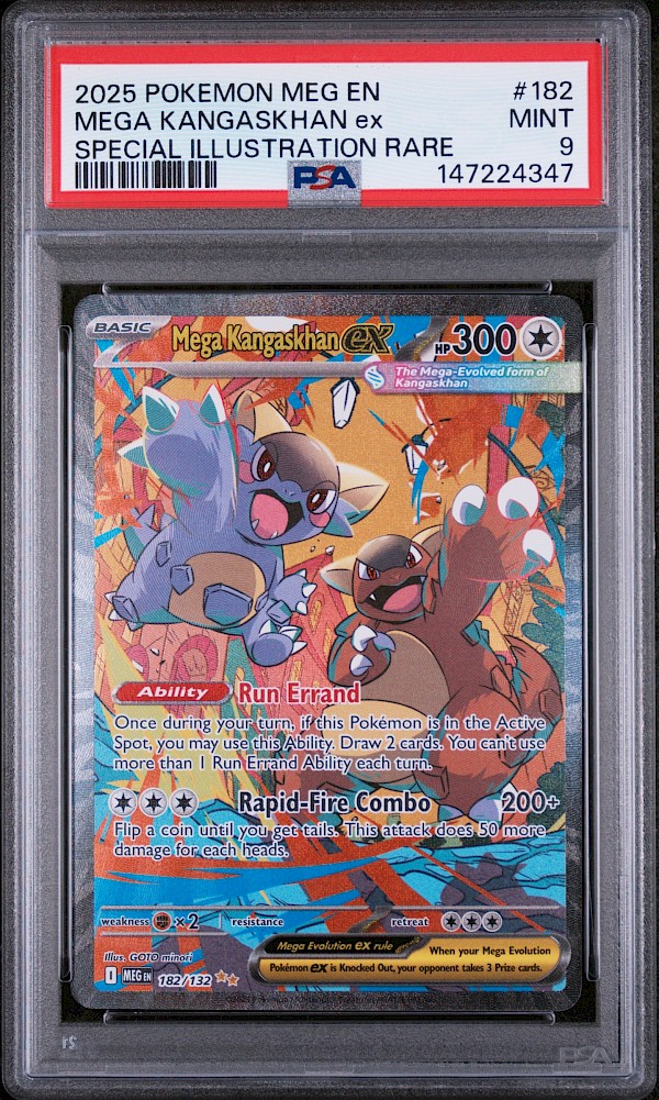 Mega Kangaskhan EX (PSA 9) - 182/132 (Mega Evolution)