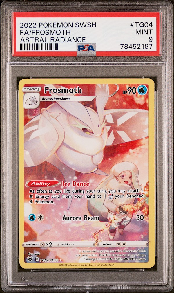 Frosmoth (PSA 9) - TG04/TG30 (Astral Radiance Trainer Gallery)