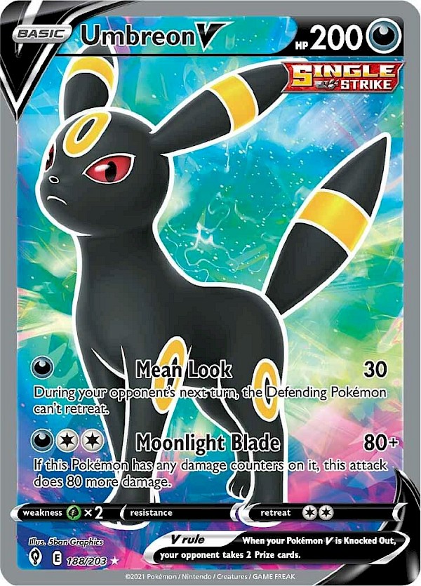 Umbreon V (Full Art) - 188/203 (Evolving Skies)