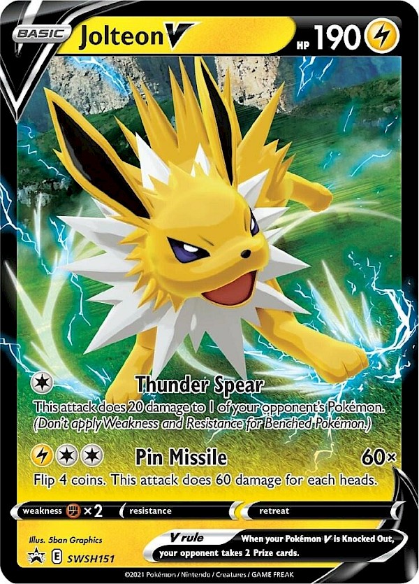Jolteon V - SWSH151 (Sword & Shield Promo)