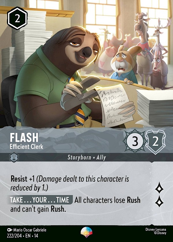 Flash - Efficient Clerk (222/204 EN 14) - Hyperia City