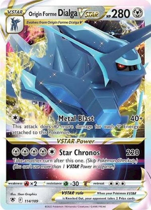 Origin Forme Dialga VSTAR - 114/189 (Astral Radiance)