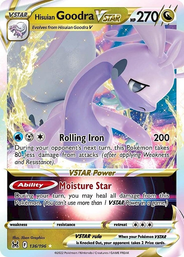Hisuian Goodra VSTAR - 136/196 (Lost Origin)