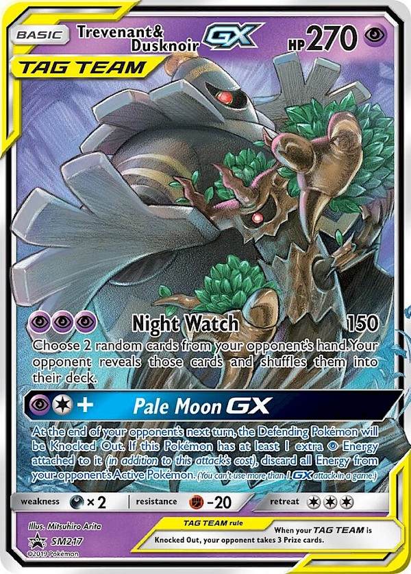 Trevenant & Dusknoir GX - SM217 (Sun & Moon Promo)