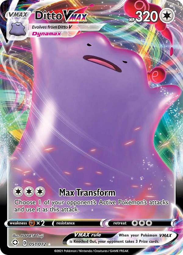 Ditto VMAX -  051/072 (Shining Fates)