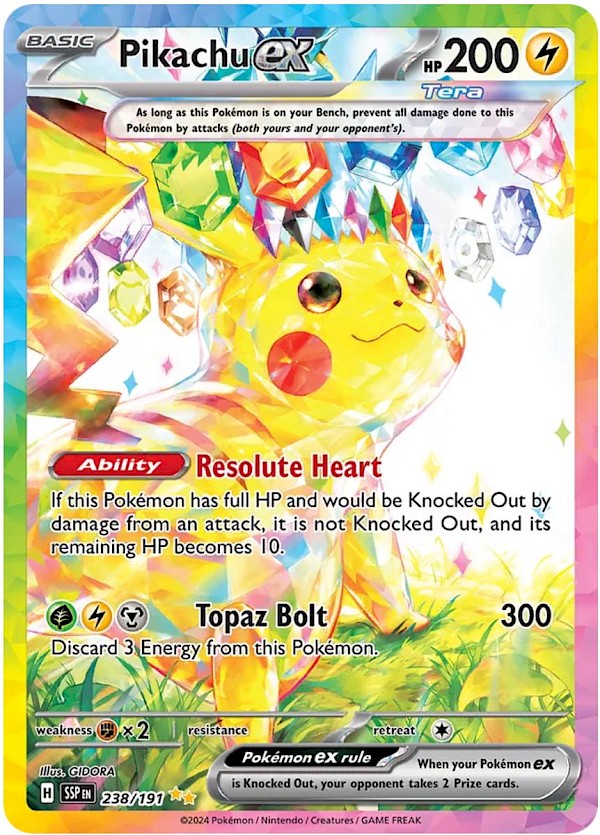 Pikachu EX - 238/191 (Surging Sparks)