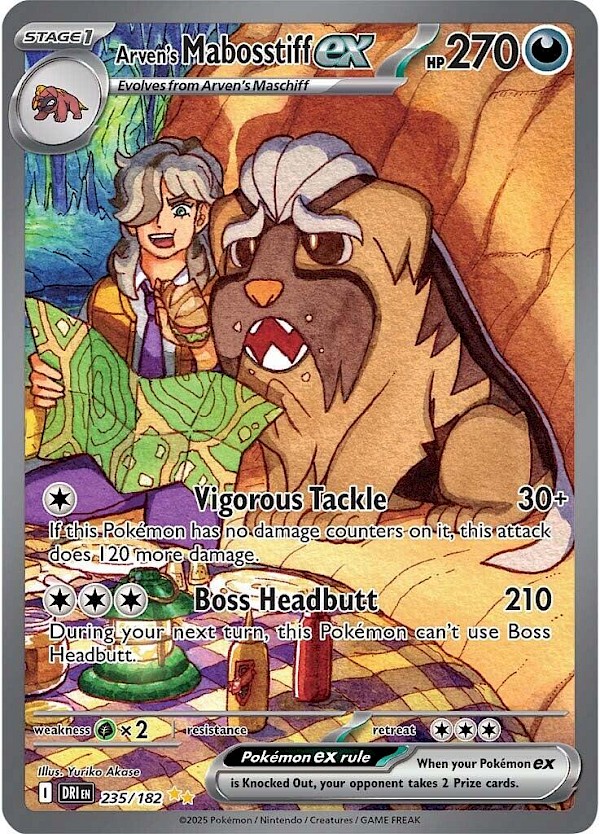Arven's Mabosstiff EX - 235/182 (Destined Rivals)
