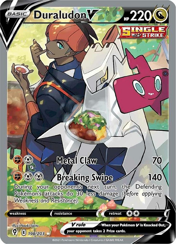 Duraludon V (Alternate Full Art) - 198/203 (Evolving Skies)