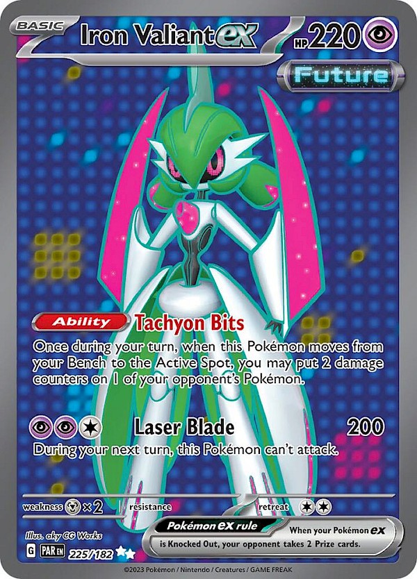 Iron Valiant EX - 225/182 (Paradox Rift)