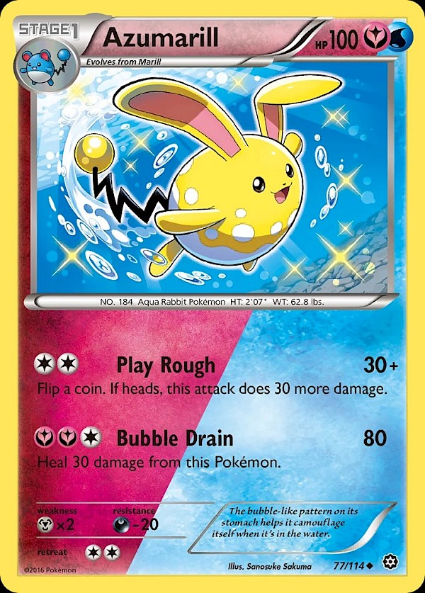 Azumarill - 77/114 (Steam Siege)