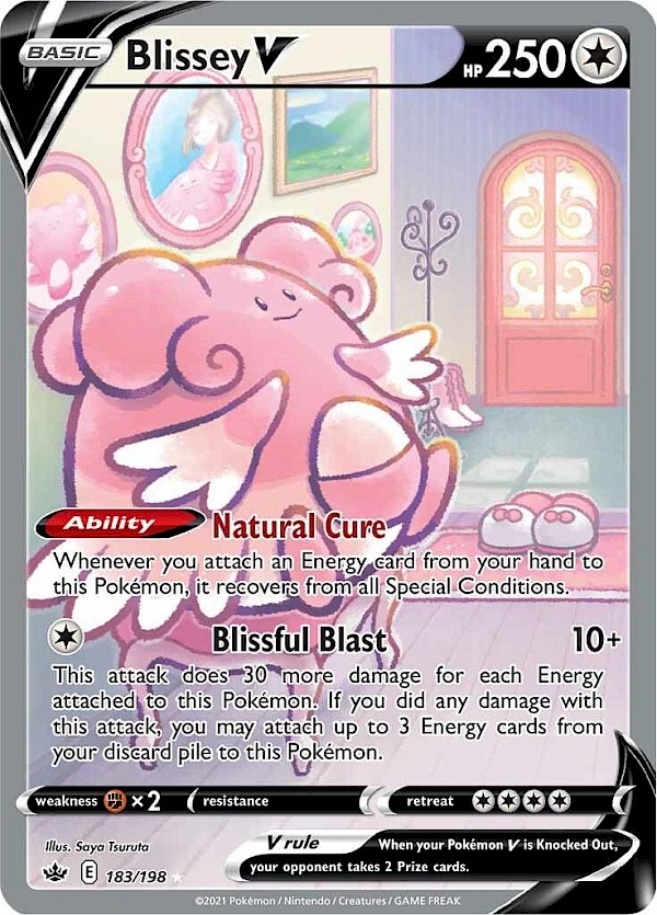 Blissey V - 183/198 (Chilling Reign)