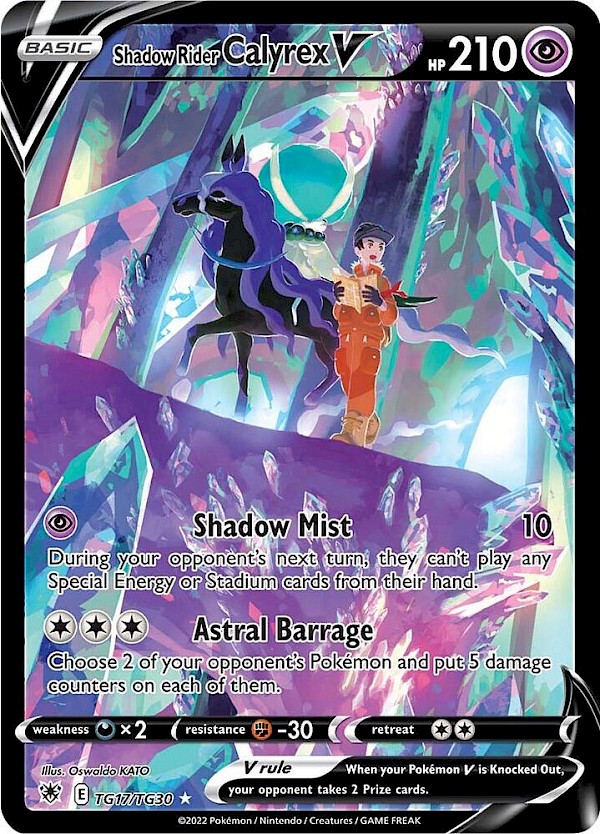 Shadow Rider Calyrex V - TG17/TG30 (Astral Radiance Trainer Gallery)