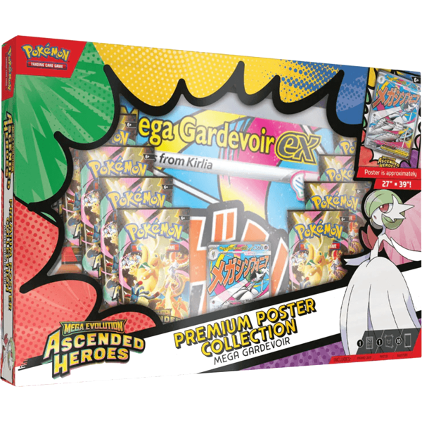 Pok&eacute;mon: Ascended Heroes Premium Poster Collection - Mega Gardevoir EX
