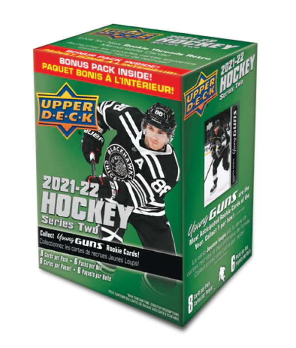 Upper Deck Hockey: 2021-22 Series Two Blaster (Oversized Young Gun)