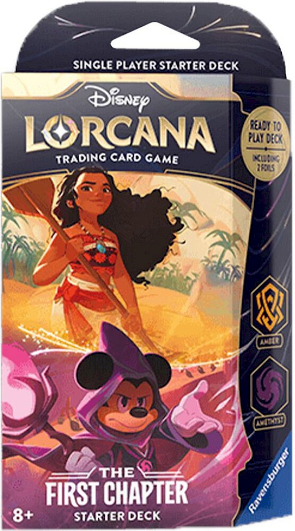 Disney Lorcana: The First Chapter Starter Deck Amber and Amethyst