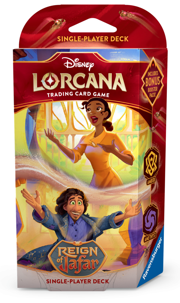 Lorcana Trading Card Game: Reign of Jafar Starter Deck- Amber and Amethyst