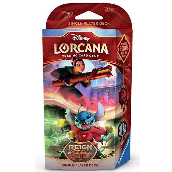 Disney Lorcana: Reign of Jafar Starter Deck - Ruby and Steel