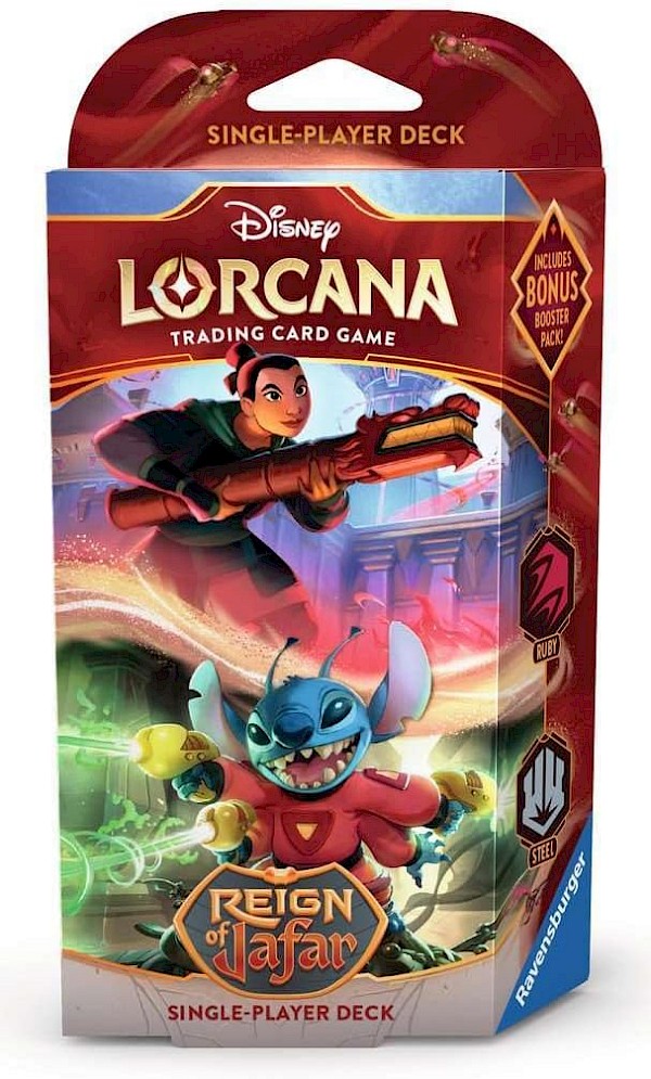 Disney Lorcana: Reign of Jafar Starter Deck - Ruby and Steel