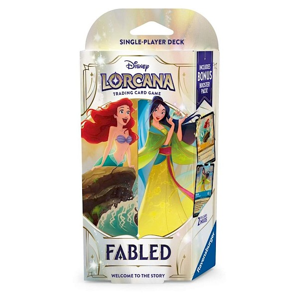 Ravensburger Disney Lorcana Tcg: Fabled Starter Deck - Amber/Sapphire