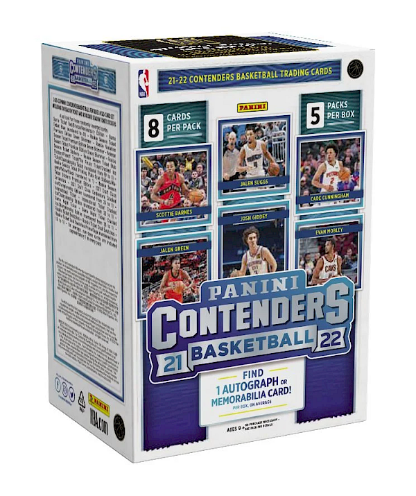 2021-22 Panini Contenders Basketball Blaster Box