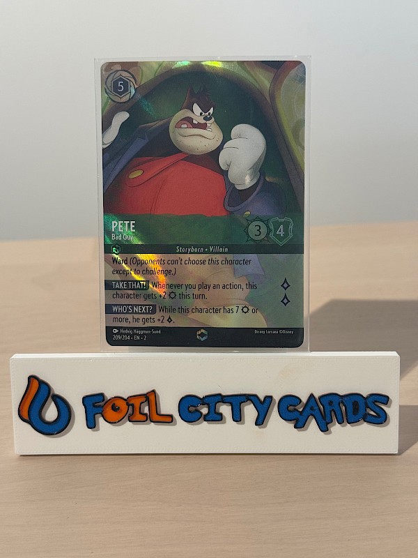Pete - Bad Guy (Enchanted) Rise of the Floodborn 209/204