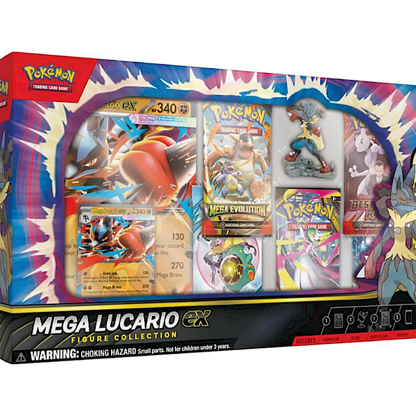 Pokemon: Mega Lucario EX Figurine Collection
