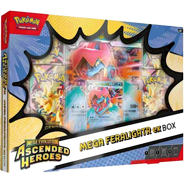 Pok&eacute;mon: Ascended Heroes Mega Feraligator EX Box
