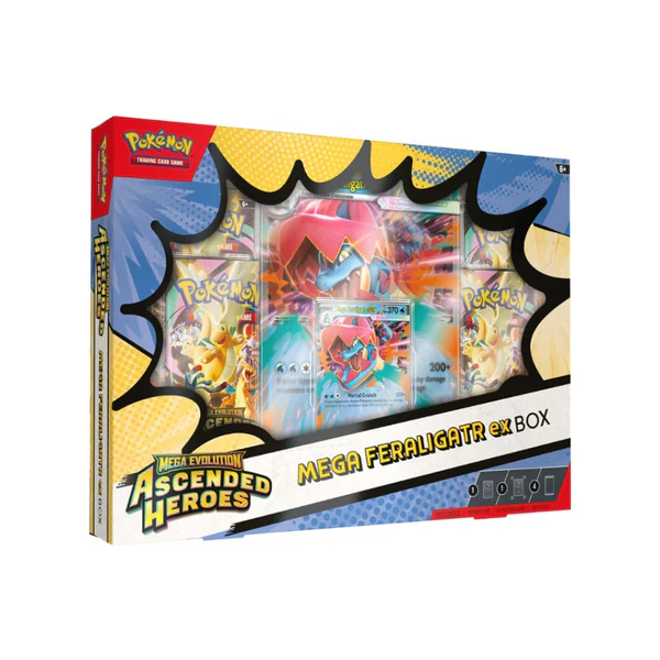 Pok&eacute;mon: Ascended Heroes Mega Feraligator EX Box