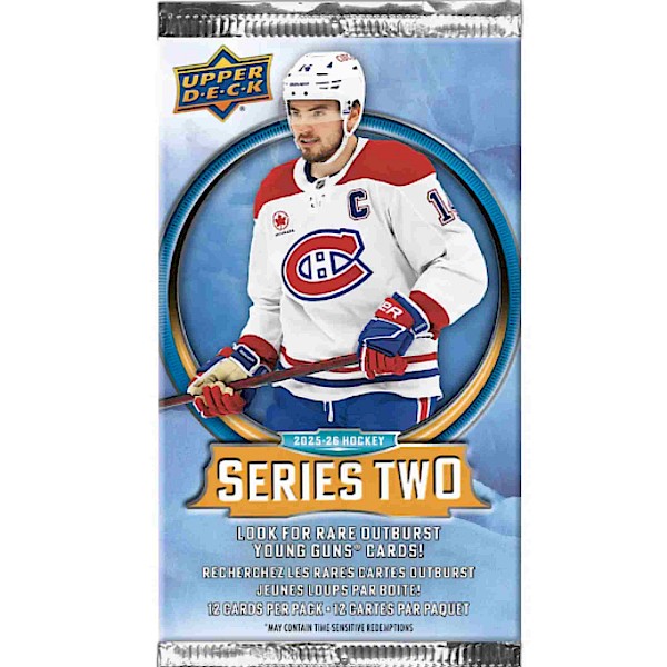 Upper Deck: 2025-26 Hockey Series Two Retail Pack