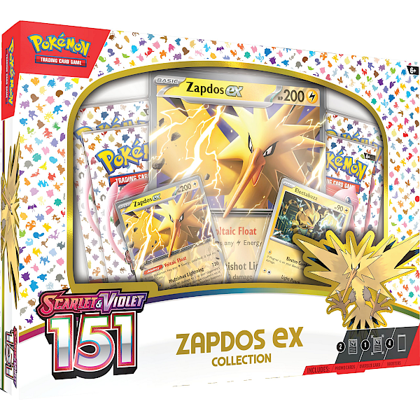 Pok&eacute;mon: 151 - Zapdos EX Collection