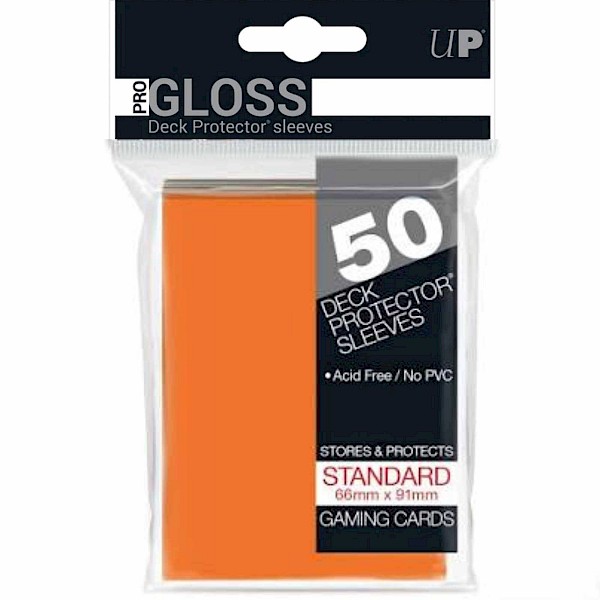 UltraPro: 50ct Standard Deck Protector Sleeves (Orange)