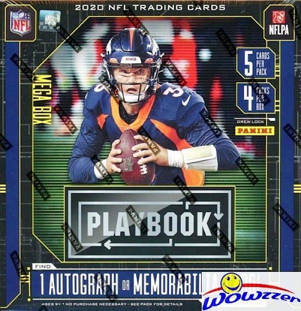 2020 Panini Playbook Football Mega Box - Orange Parallels