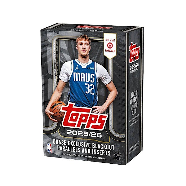 2025-26 Topps Basketball Blaster Box (Blackout Parallels)