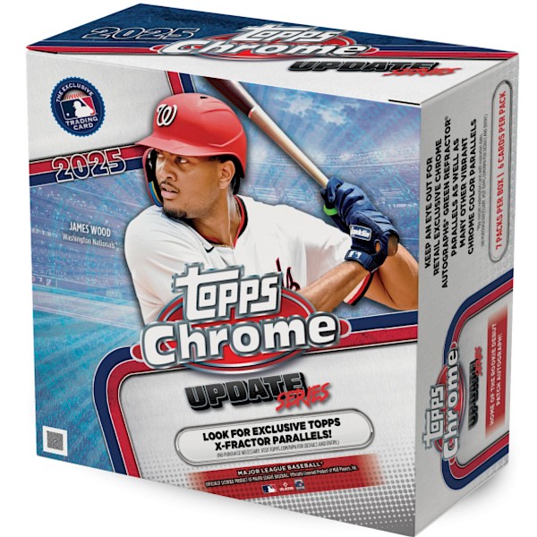 2025 Topps Chrome Update Series Baseball Mega Box