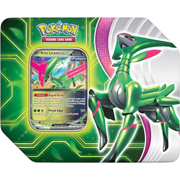 Pokemon: Paradox Clash Tin - Iron Leaves Ex