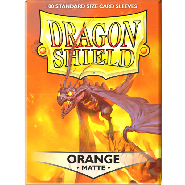 Dragon Shield Sleeves - Orange