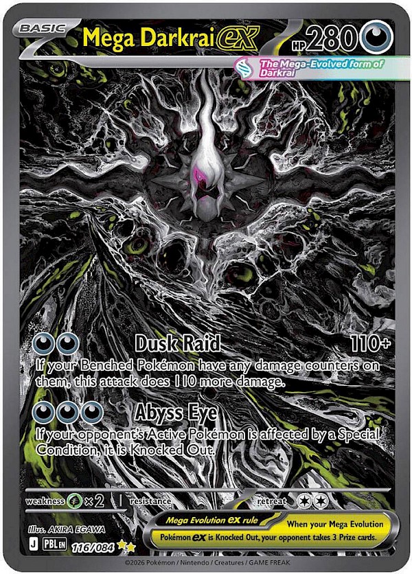 Mega Darkrai EX - 116/084 (Pitch Black)