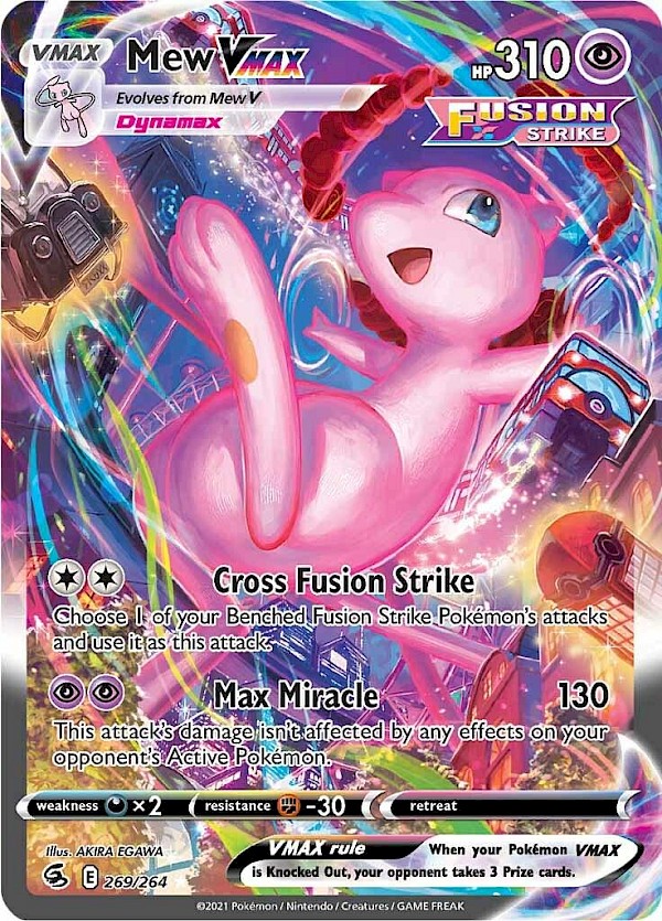 Mew VMAX (Alternate Art Secret) - 269/264 (Fusion Strike)