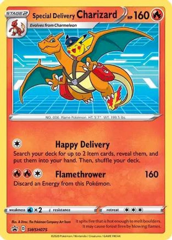 Special Delivery Charizard - SWSH075 (Sword & Shield Promo)