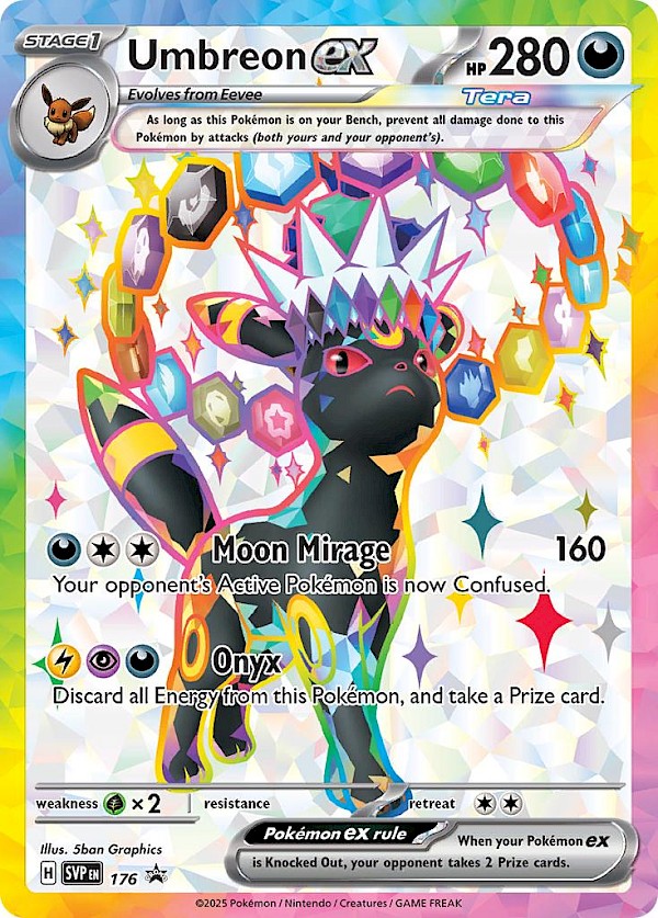 Umbreon EX - 176 (Scarlet & Violet Promo)