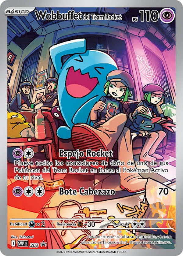 Team Rocket's Wobbuffet - 203 (Scarlet & Violet Promo)