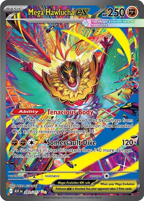 Mega Hawlucha EX - 283/217 (Ascended Heroes)