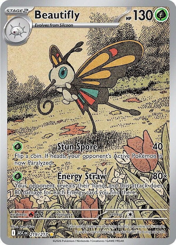 Beautifly - 219/217 (Ascended Heroes)