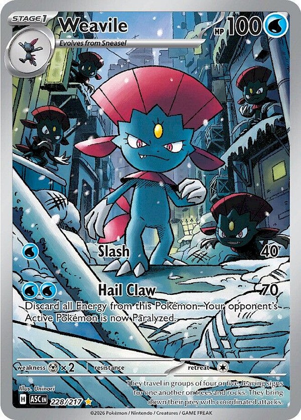Weavile - 228/217 (Ascended Heroes)