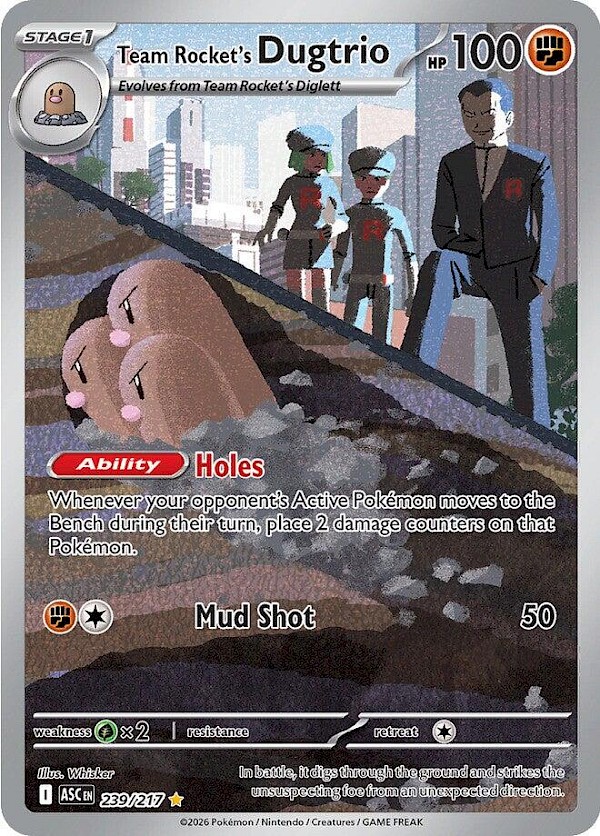 Team Rocket's Dugtrio - 239/217 (Ascended Heroes)