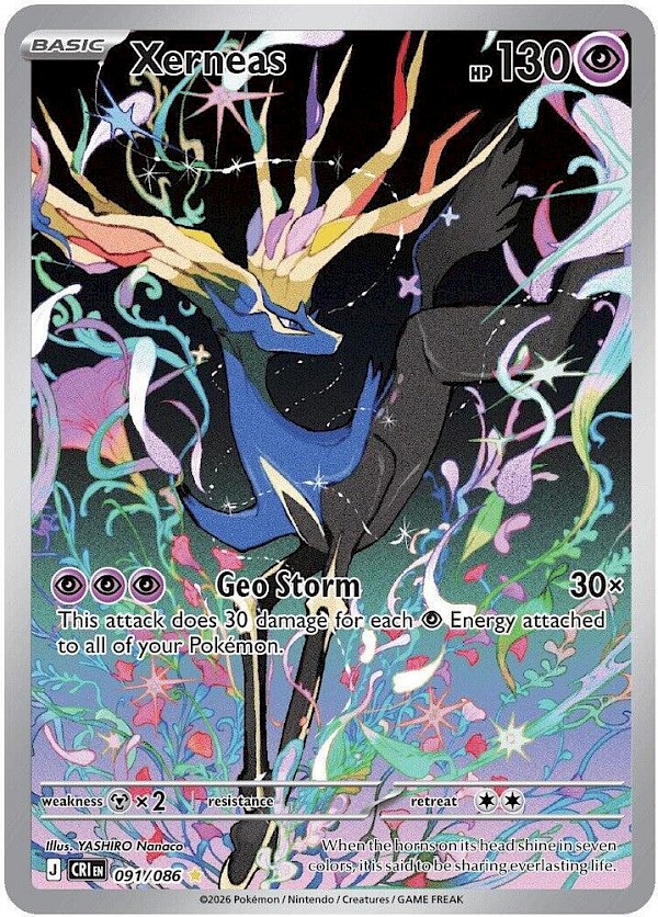 Xerneas - 091/086 (Chaos Rising)