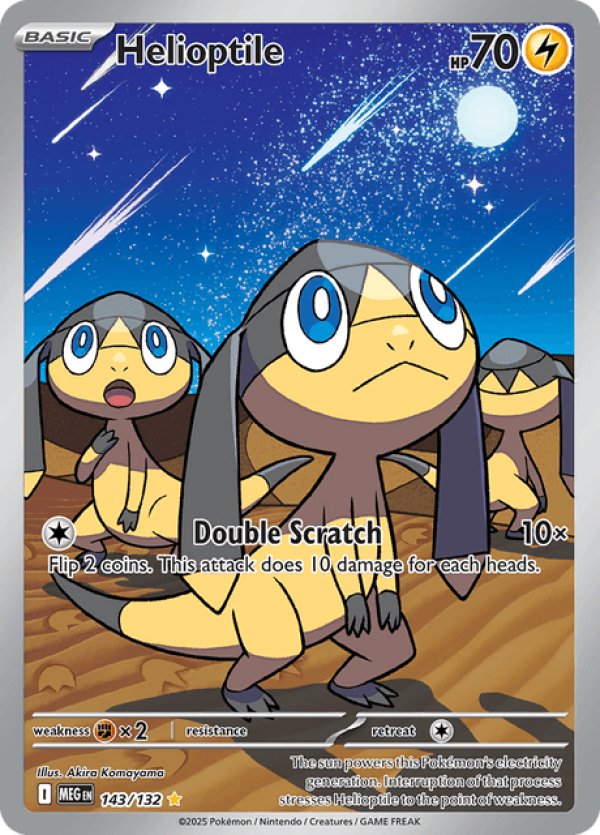Helioptile - 143/132 (Mega Evolution)